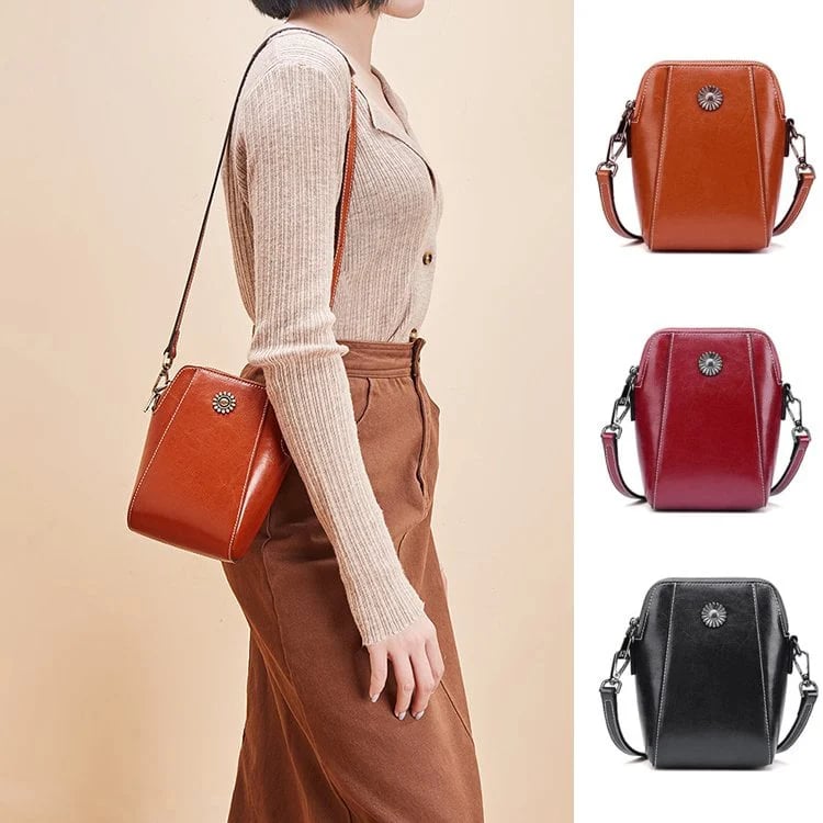 👜Torba na telefon komórkowy, mała damska torba na ramię w stylu retro
