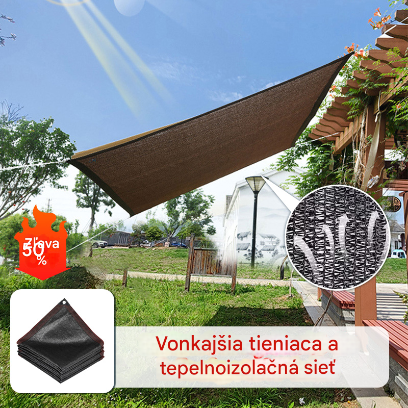 🔥Top hit【Zľava 50%】☀️⛱️【2*4m】Vonkajšia tieňová a tepelnoizolačná sieťovina