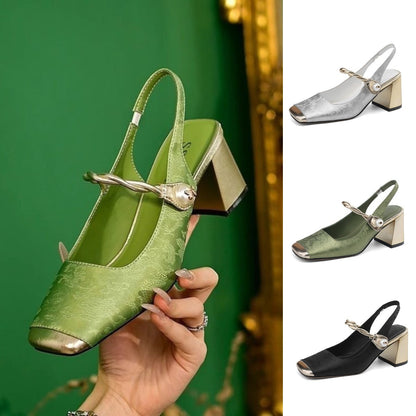 🌟【35-40】✨Nowy modny haft w kwiaty, elegancki temperament w stylu retro, damskie buty Mary Jane👡