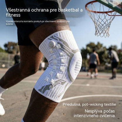 🦵🦵Silikónová kompresná športová kolenná ortéza s pružinovou oporou tlmiacou nárazy na beh a fitness vonku