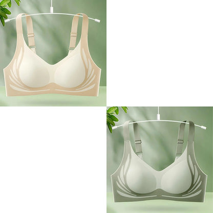 50% zniżki przez ograniczony czas😍😍【Opakowanie 4 sztuk】Biustonosz damski jednoczęściowy bez fiszbin ❤️【40-85 KG】