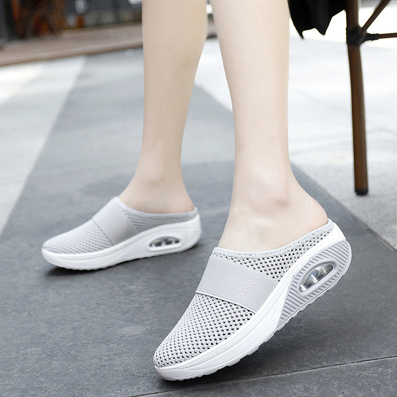🔥✨【35-43】2025 sandały damskie z poduszką powietrzną z siateczki hollow mesh✅miękkie i wygodne✅lekkie i oddychające