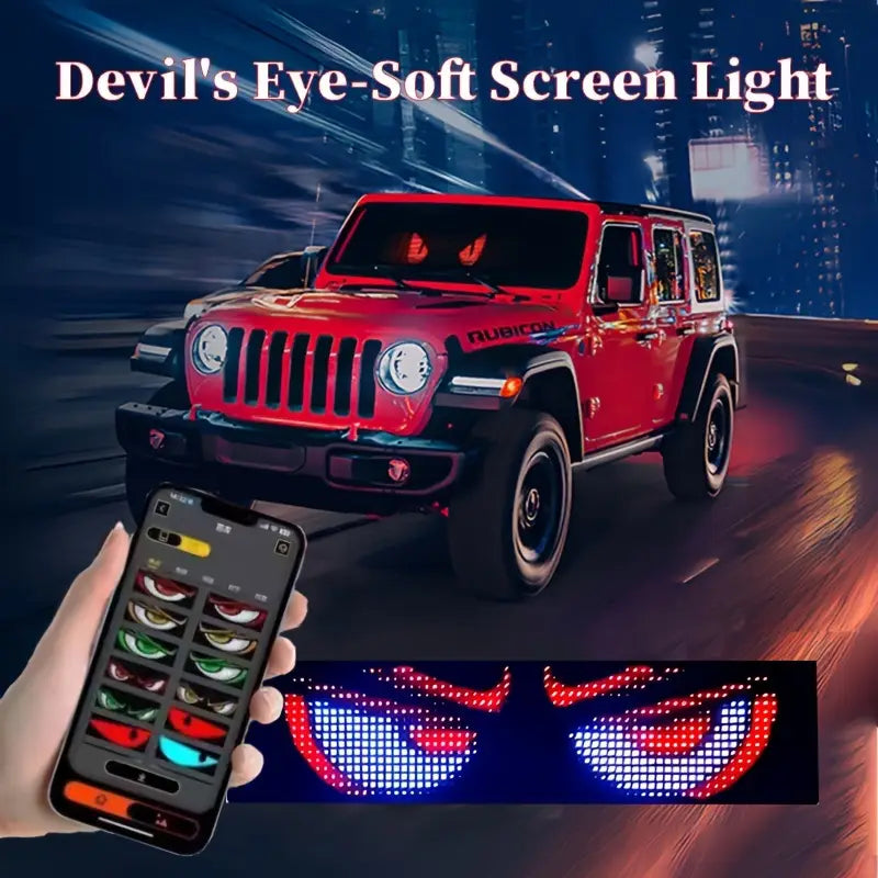 💡🎫Ultratenká ohybná LED mäkká obrazovka do auta【70*173mm】