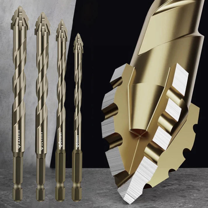 🔥Gorąca oferta 2026🔥 【4+5+6+8+10+12mm】🔥Zestaw 6-ostrzowych wierteł mimośrodowych o wysokiej wytrzymałości