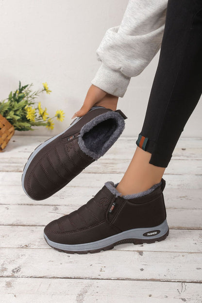 🔥【Speciální sleva 50 %】【35–48】Unisex zimní boty s hřejivou plyšovou podšívkou – teplé, pohodlné a protiskluzové do chladného počasí