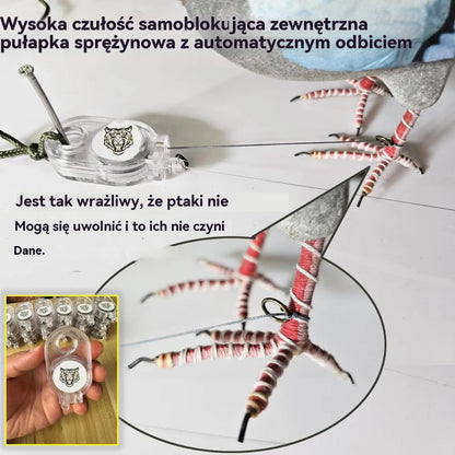 🐓🐦🔥【Płatność przy odbiorze】Pułapka sprężynowa do użytku na zewnątrz, samoblokująca pułapka o wysokiej czułości