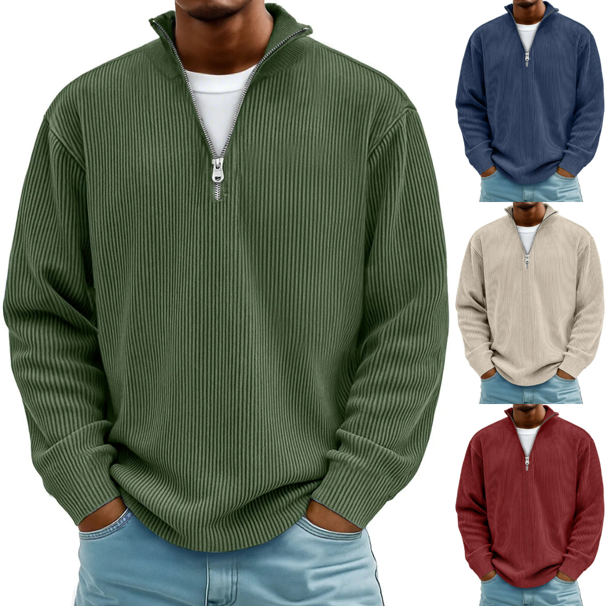 Plaćanje pouzećem | Nova muška majica s visokim ovratnikom (S–5XL) | Kolekcija jesen/zima 2026