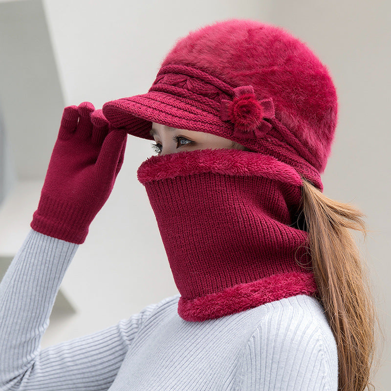 💥 49% OFF-【Czapki+Szalik+Rękawiczki】 Stylowa czapka pluszowa na jesień i zimę