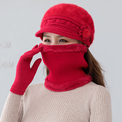 💥 49% OFF-【Czapki+Szalik+Rękawiczki】 Stylowa czapka pluszowa na jesień i zimę