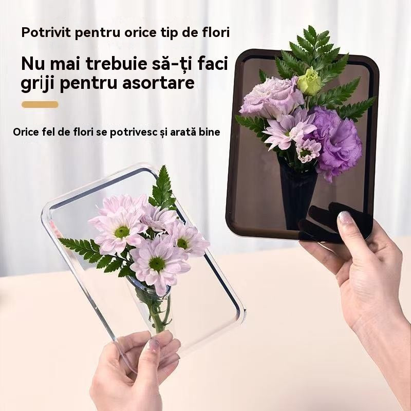💐【Cumpără 2, primești 2 gratuit】Vază cu ramă foto de birou de înaltă calitate
