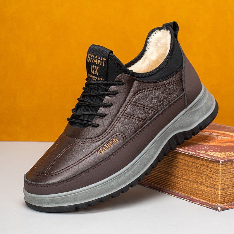 ⛄【Zimowa zniżka 50%🔥】 2025 Męskie zimowe buty sportowe, skóra naturalna, wodoodporne, miękka podeszwa i aksamit, nowe