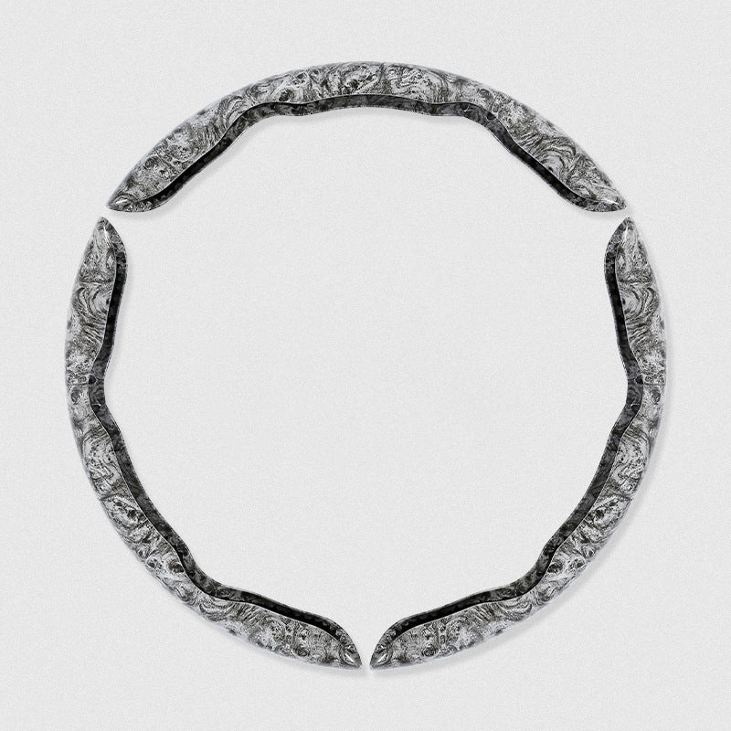 🚗【1 set od 3 komada】👍👍Protuklizna drvena navlaka za volan automobila