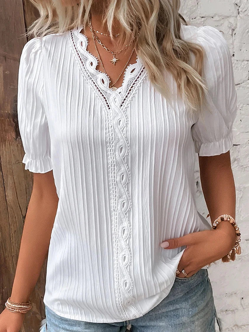 💞【S-5XL】Tricou nou din bumbac și in