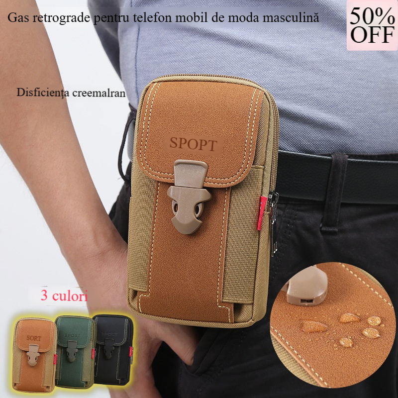 🔥🔥Ofertă specială iulie 【Cantitate limitată】Genți casual pentru bărbați, genți sport pentru telefon mobil.