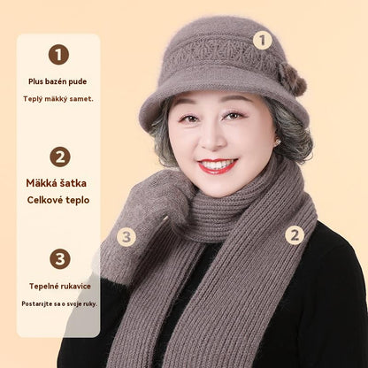 Čiapka    🔥🔥 Teplý spoločník v zime: teplá pletená vlnená čiapka