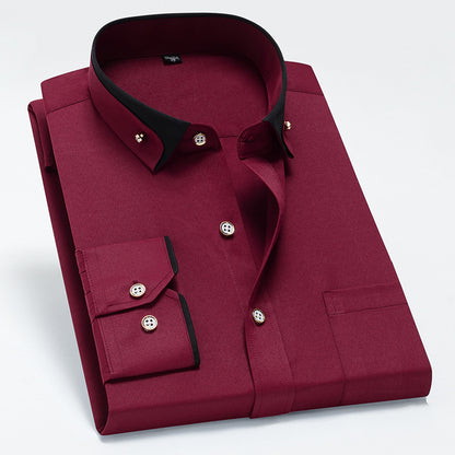 🔥【Kup 1, a 1 dostaniesz gratis】🏆【S-4XL】👔2025 Nowa oddychająca męska koszula biznesowa casualowa