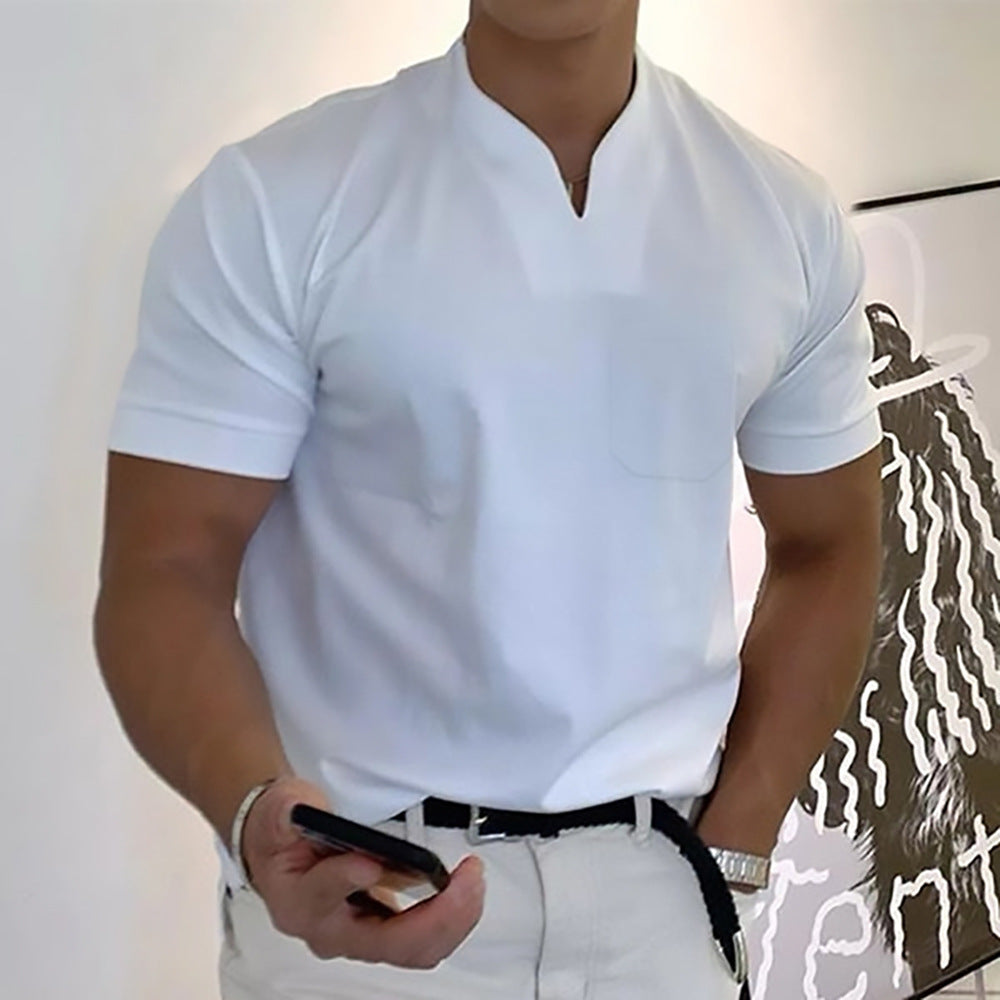 👔【S-5XL】2025 Letnia męska koszula z krótkim rękawem, bawełniana i rozciągliwa👕