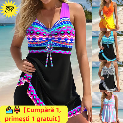 🏊‍♀️👙 【Ofertă limitată la jumătate de preț】Costum de baie de înaltă calitate, la modă, vara 2025, 【S-5XL】Bluză + pantaloni