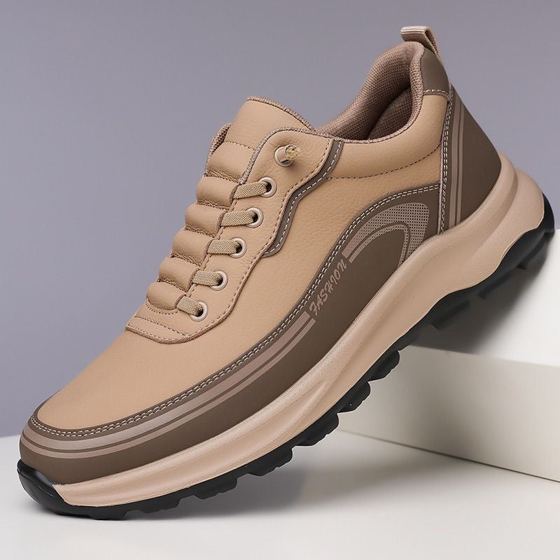 💥【39-45】💥 2025 Pantofi sport din piele resistentă la apă și murdărie, cu talpă moale pentru confort maxim 