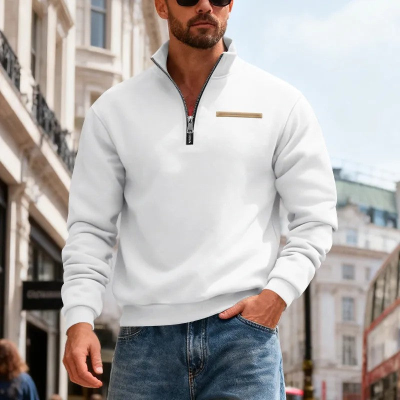 👕【50 % zľava】Pánska mikina 2026, moderná, s dlhým rukávom, ležérna a teplá (S–3XL)