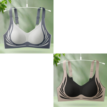 50% zniżki przez ograniczony czas😍😍【Opakowanie 4 sztuk】Biustonosz damski jednoczęściowy bez fiszbin ❤️【40-85 KG】