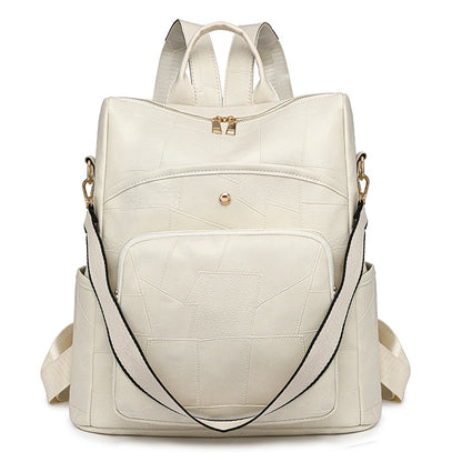 👛Platba pri doručení🌟Nový kožený batoh s veľkou kapacitou a kockovaným dizajnom