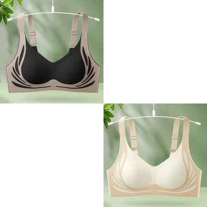 50% zniżki przez ograniczony czas😍😍【Opakowanie 4 sztuk】Biustonosz damski jednoczęściowy bez fiszbin ❤️【40-85 KG】