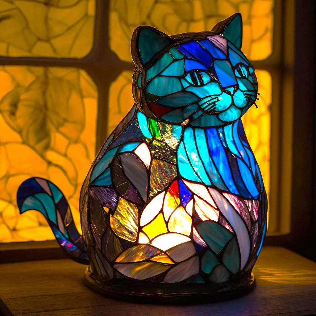 💥Posledná špeciálna ponuka, zľava 50 % - Retro ekologická živicová stolová lampa série Animal