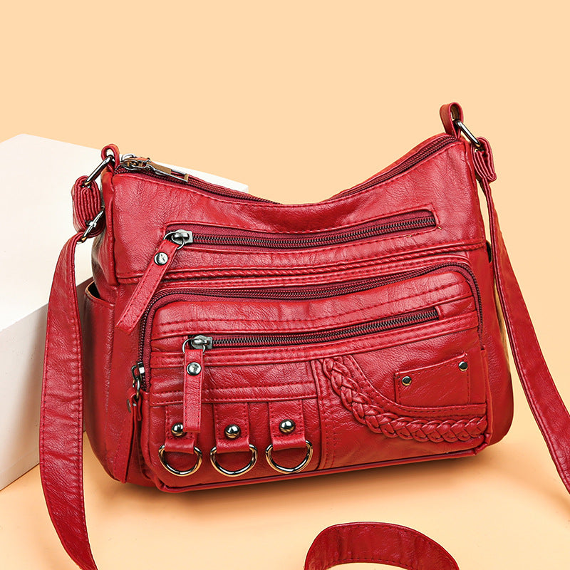💥【50% zniżka na czas ograniczony】👜2025 nowa torba na ramię / crossbody z miękkiej skóry o dużej pojemności