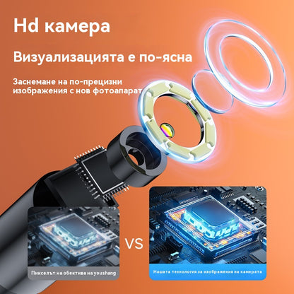 【Плащане при доставка】📱🏆 Нов 7 мм индустриален ендоскоп с директна Type-C връзка за камера за Android телефони (водоустойчив ендоскоп)