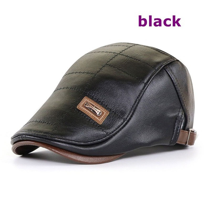 🧢【Oferta specjalna】🔥Męski beret skórzany w stylu vintage