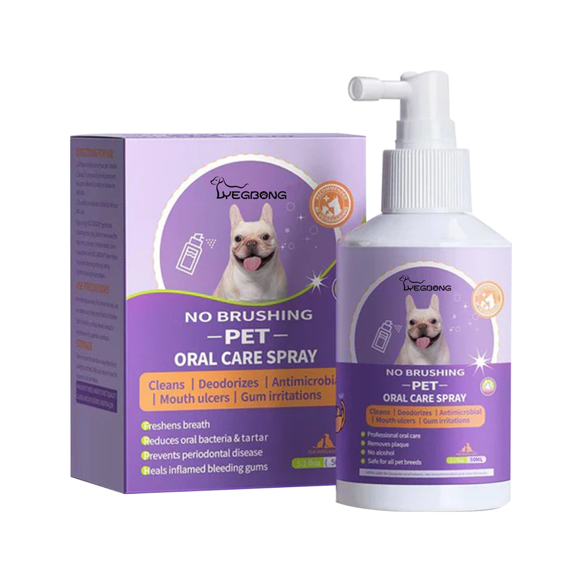 【Отстъпка 27 €】🐶🐱 Sprej na čistenie zubov pre psov a mačky Deodorizujúci