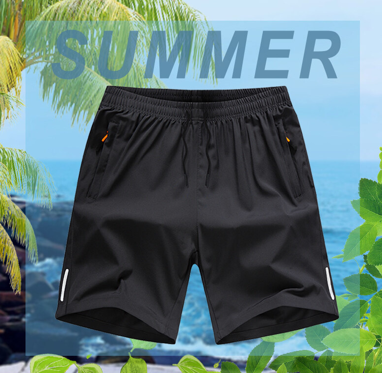 ❄🆒👖【Kup 1, a 1 dostaniesz gratis😍,  2 sztuki】【M-4XL】Letnie męskie spodenki sportowe z lodowego jedwabiu, 60-140 funtów, oddychające, wygodne, luźne, w dużym rozmiarze