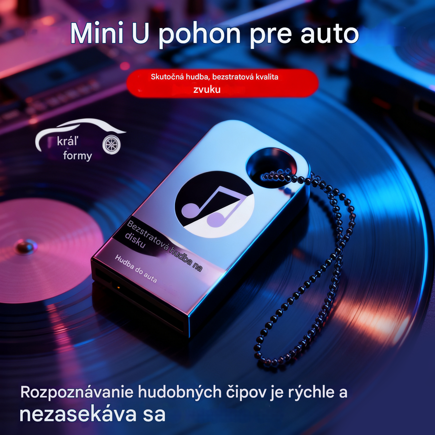 Platba pri doručení 🚗🎵🎵[Music USB flash disk] obsahuje 8 000 skladieb, 600 MV a 6D zvukové efekty