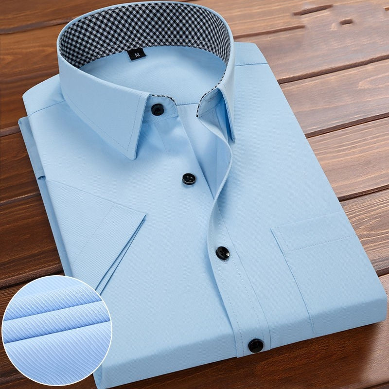 🎉 Reducere mare 【M-5XL】👔 Tricouri casual cu mânecă scurtă pentru bărbați, ușoare și respirabile, stil nou și confortabil