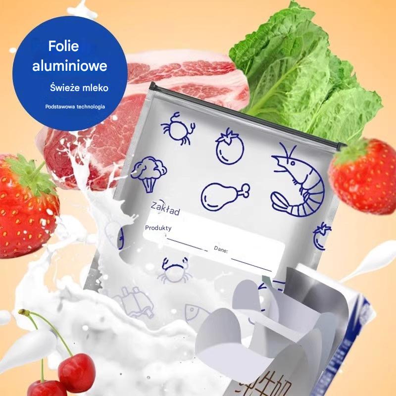 Płatność przy odbiorze🔥 Antybakteryjne woreczki z folii aluminiowej — wygodne w użyciu i zapewniające długotrwałą świeżość.