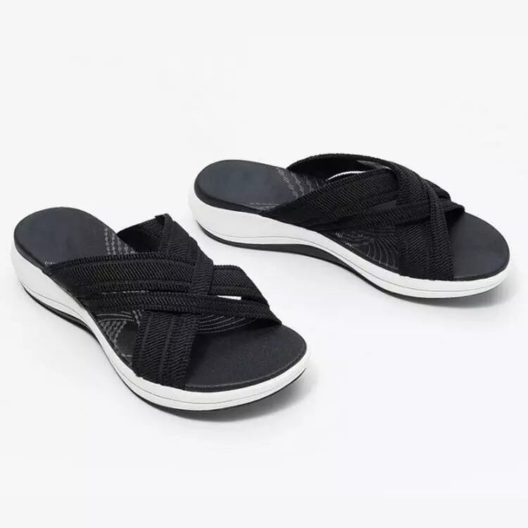 【35-43】🍃👡Damskie letnie duże sandały ortopedyczne na platformie🎁