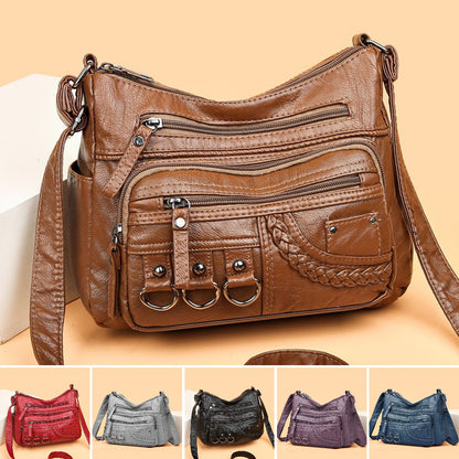 💥【50% zniżka na czas ograniczony】👜2025 nowa torba na ramię / crossbody z miękkiej skóry o dużej pojemności