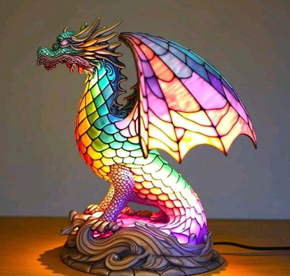 💥Posledná špeciálna ponuka, zľava 50 % - Retro ekologická živicová stolová lampa série Animal