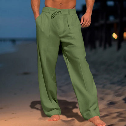 🏖️👖【 50% POPUSTA 】【S–3XL】😍 Muške lanene ležerne hlače velikih veličina, udobne i prozračne, savršene za svaki dan i odmor 