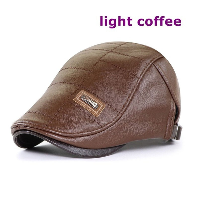 🧢【Oferta specjalna】🔥Męski beret skórzany w stylu vintage