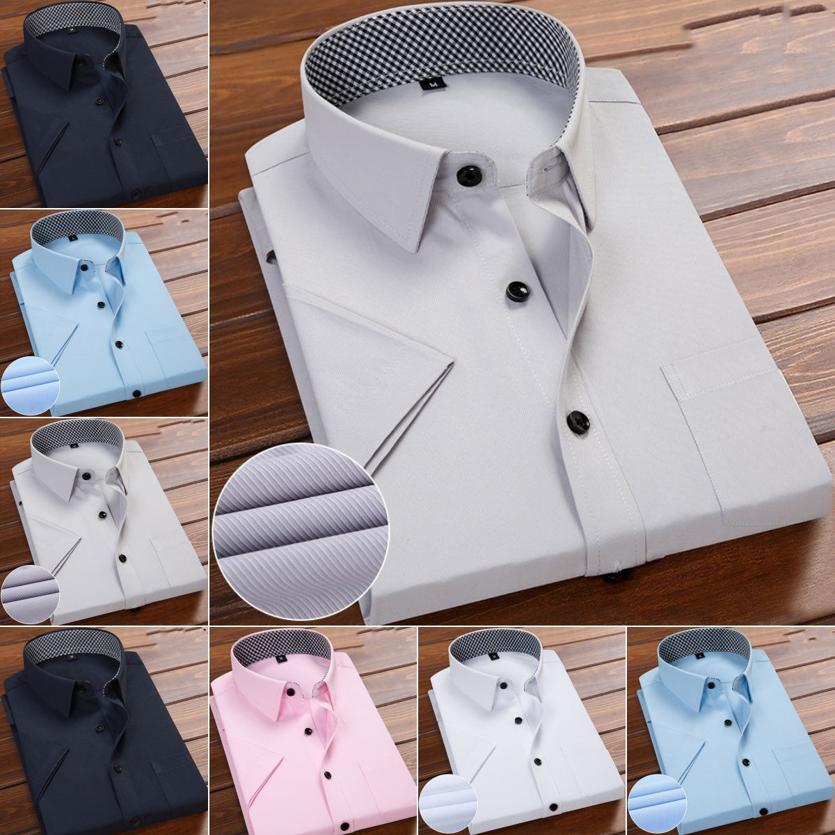 🎉 Reducere mare 【M-5XL】👔 Tricouri casual cu mânecă scurtă pentru bărbați, ușoare și respirabile, stil nou și confortabil