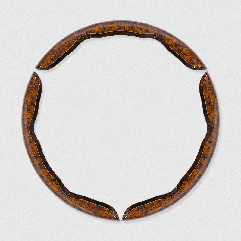 🚗【1 set od 3 komada】👍👍Protuklizna drvena navlaka za volan automobila