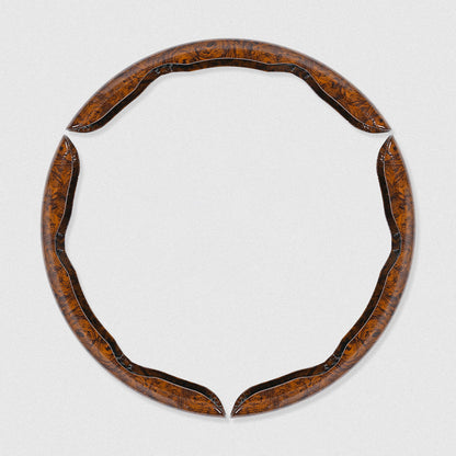 🚗【1 set od 3 komada】👍👍Protuklizna drvena navlaka za volan automobila