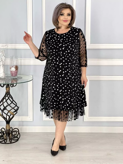👗【S-5XL】2025 Rochie rafinata de marime mare Rochie de seara