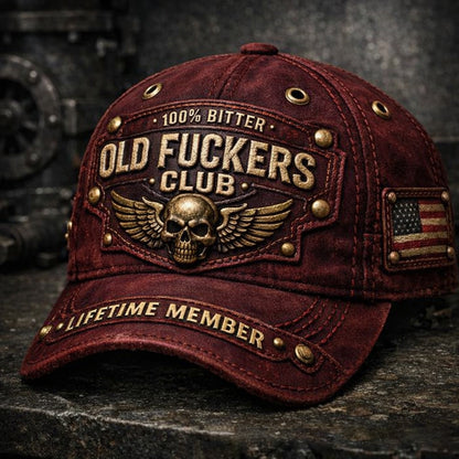 【50%OFF】🔥 Czapka baseballowa Old Fuckers Club Vintage