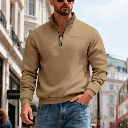 👕【50 % zľava】Pánska mikina 2026, moderná, s dlhým rukávom, ležérna a teplá (S–3XL)