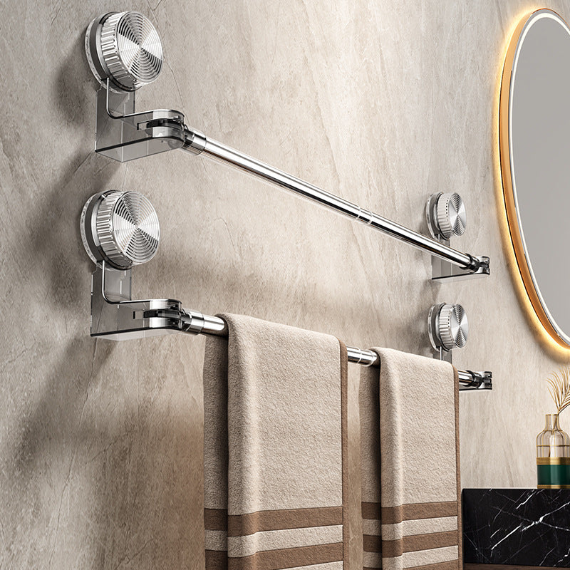 🔥Top hit【Zľava 50%】✨🚿Ľahký dizajn bez vŕtania — výsuvný vešiak na uteráky s prísavkou