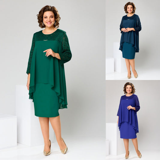 😍【S-5XL】Rochie nouă de vară fermecătoare, rotativă, mărime mare, confortabilă💖