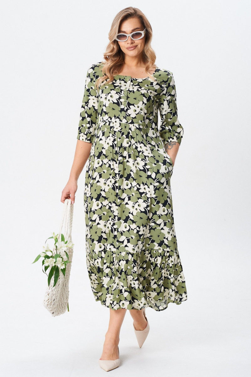 ✨【 Najlepiej sprzedające się produkty】🏆【S-5XL】Luźna bawełniana sukienka w dużym rozmiarze | Wygodne, przewiewne, idealne na lato